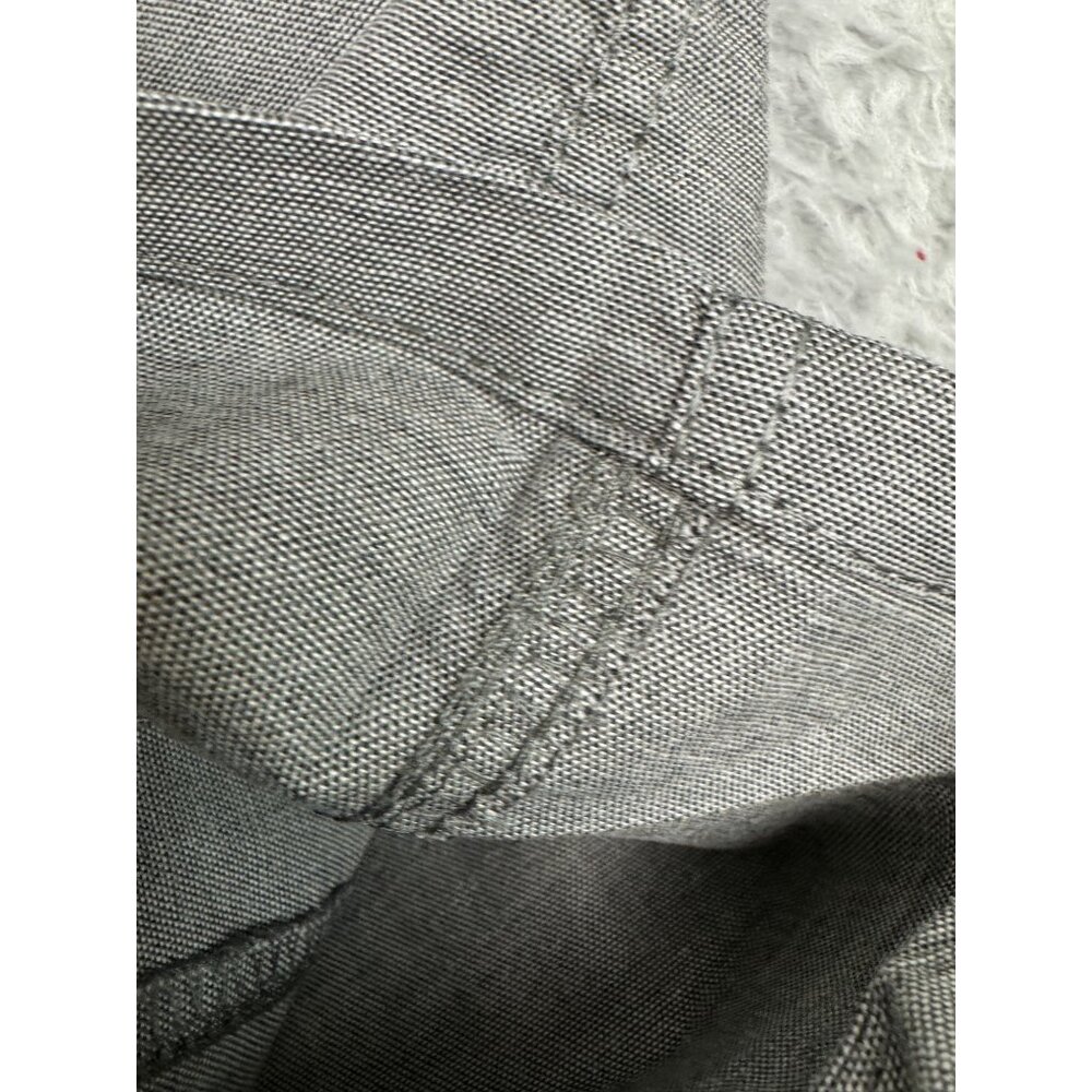 Haggar Mens Slim-Straight City Flex Pants Gray 32x32 Dinner Casual Cocktails - Picture 10 of 12